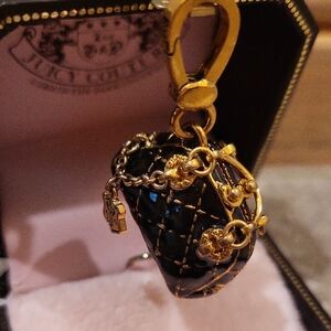 JUICY COUTURE Enamel Quilted Handbag Purse Charm